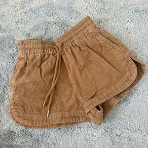 Rhythm Brown Corduroy Shorts 2